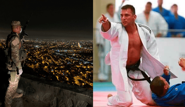 Coronavirus: Frank Alvarado el judoca que como capitán del ejército patrullas las calle