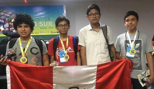 Escolares ganaron medallas de oro en Olimpiada Sudamericana de Matemática