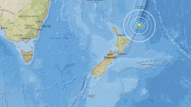 Un terremoto de magnitud 6,2 sacude las islas Kermadec, en Nueva Zelanda