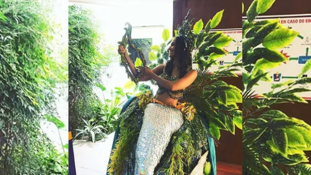 Miss Universo 2018: Romina Lozano se convirtió en 'sirena de río' en desfile de traje típico
