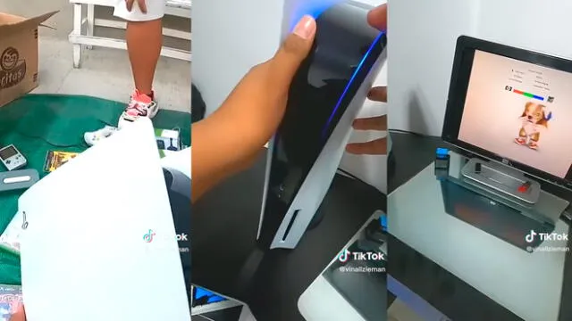 Joven es estafado al comprar un PS5 en la calle. Foto: composición LR/TikTok/@expector