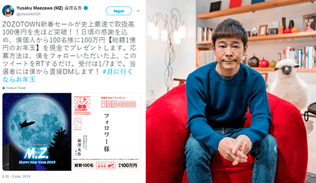 Twitter: Yusaku Maezawa y su truco para tener el tuit más compartido de la historia
