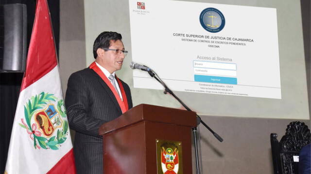 Corte de Justicia de Cajamarca lanza sistema para mejorar seguimiento de escritos