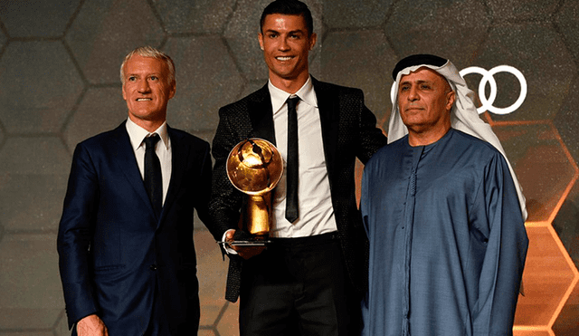 Cristiano Ronaldo ganó el premio al Mejor Jugador del Año en los Globe Soccer [VIDEO]