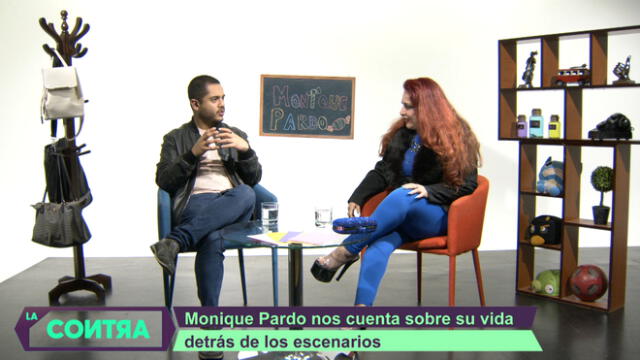 Monique Pardo una leyenda de la televisión peruana, aquí en La Contra