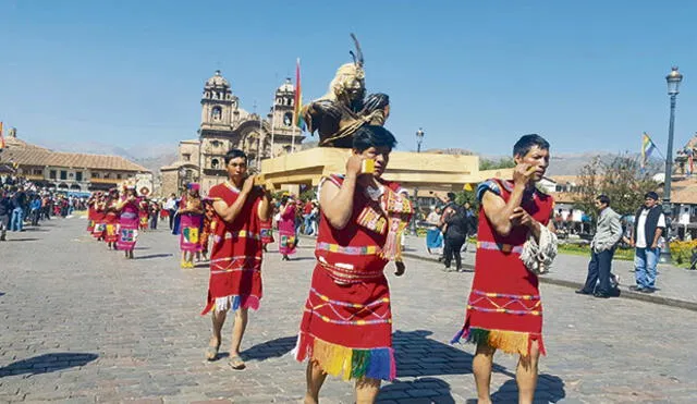Pueblos del Contisuyo saludaron al Cusco con pasacalle y caminata