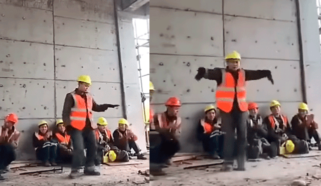 Facebook: obrero sorprende al bailar como Michael Jackson en plena construcción [VIDEO]