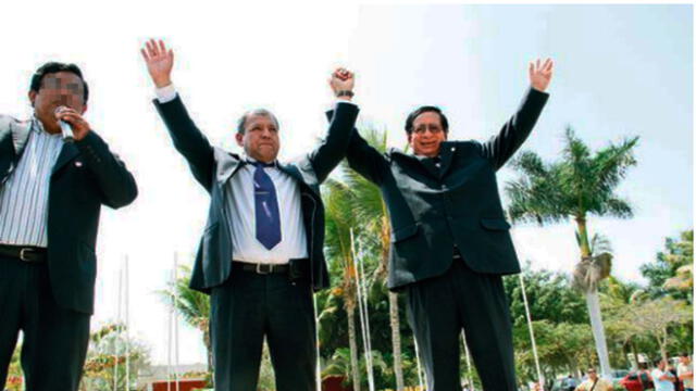 Collantes Santisteban (medio) y Ramos García (derecha) aparecen en informe de Secretaría General. (Foto: La República)