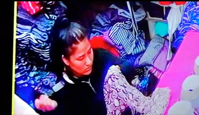 La Victoria: Falsa trabajadora roba 10 000 soles de galería en Gamarra [VIDEO]