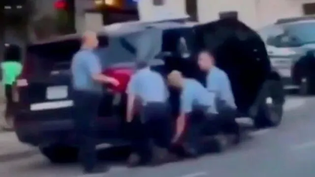 Derek Chauvin y otros tres agentes fueron despedidos de la Policía de Minneapolis. Foto: captura de video.