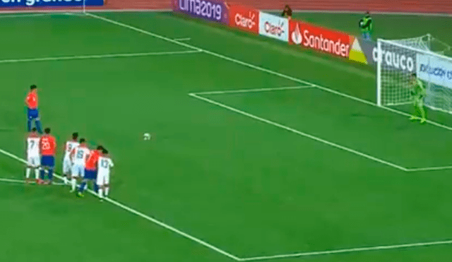 Perú vs Chile: Alexander Aravena, de penal, puso en ventaja a 'la rojita' [VIDEO]