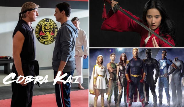 Cobra Kia, la serie de Karate Kid, es la más vista en streaming. Foto: Netflix/Disney/ Amazon Prime Video