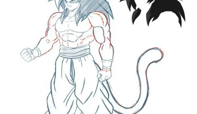 Dragon Ball Super: Muestran diseño de Goku SSJ4 para la nueva temporada
