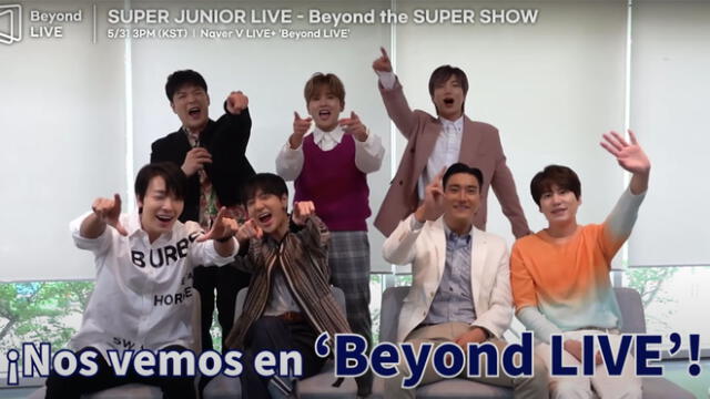 SUPER JUNIOR en Beyond Live Super Show vía V Live