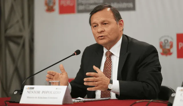 Canciller Popolizio sostuvo que Perú no impedirá el ingreso de venezolanos