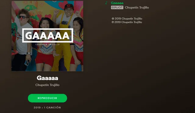 Spotify: 'Chupetín Trujillo' lanza pegajoso tema y es todo un éxito en plataforma de streaming
