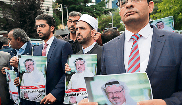 Protestas. Periodistas de todo el mundo protestaron por el asesinato de Jamal Khashoggi