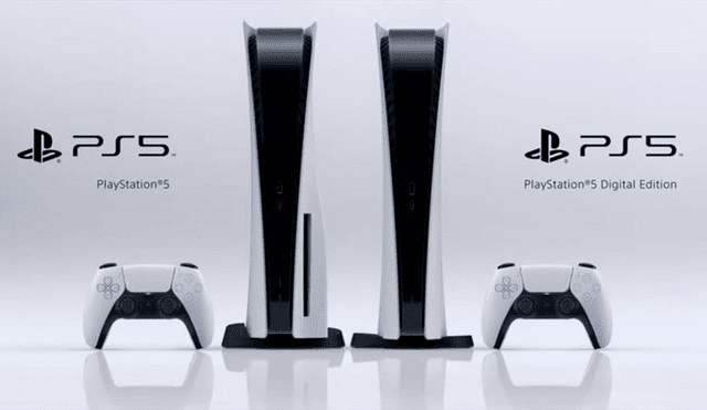 Habrá dos versiones de la PS5, una con lector de discos y otra para juegos digitales. Foto: Sony.