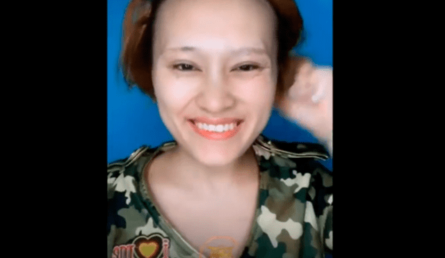 YouTube viral: militar asiática se quita el maquillaje y sufre un cambio que sorprendió a miles