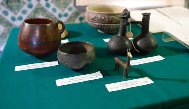 Algunas de las piezas arqueológicas que han sido repatriadas a nuestro país.