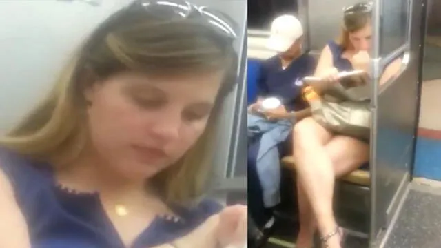 Facebook: Graban a mujer comiéndose los mocos en viaje de tren [VIDEO]