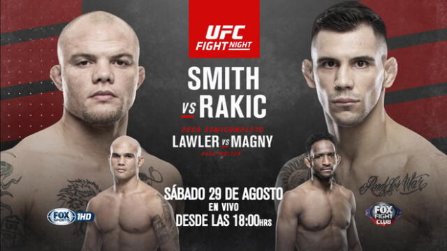 UFC Fight Night Smith vs. Rakic. Foto: UFC