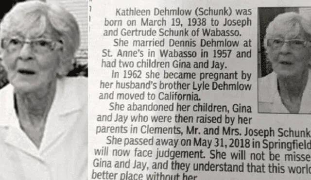 EEUU: abandonó a sus hijos en Springfield y al morir le dedican 'brutal' obituario