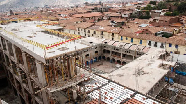 Inmobiliaría que ampliaba hotel Sheraton de Cusco recibe millonaria sanción por dañar Centro Histórico