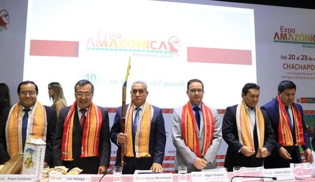 Gobernador Regional de Amazonas, Oscar Altamirano Quispe, presentó "Expo Amazónica 2020".