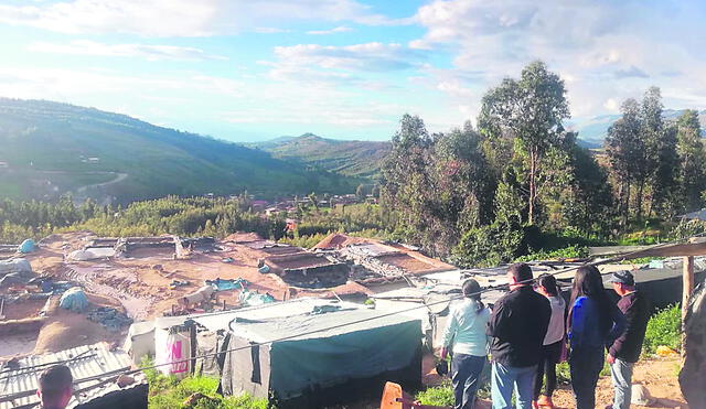 Minería ilegal en cerro El Toro