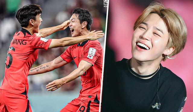Famosos celebraron el pase de Corea a octavos de final. Foto: KFA/Naver