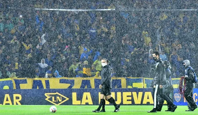 El partido Boca Juniors vs. Newell’s Old Boys se suspendió por condiciones climáticas. Foto: Fotobaires