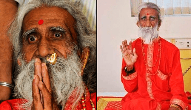 Prahlad Jani, un yogui de 90 años venerado por su intento de alcanzar la perfección espiritual.
