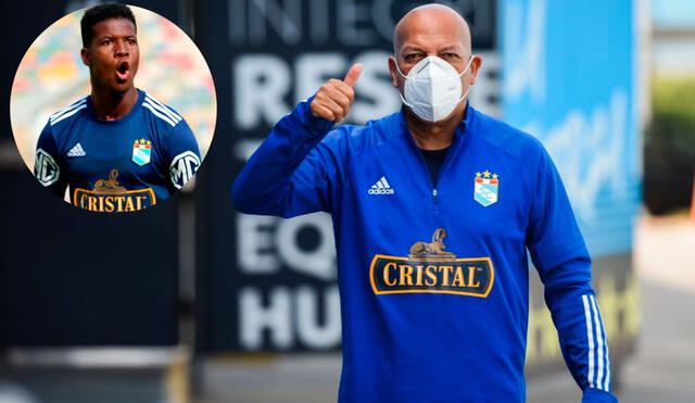 Roberto Mosquera confirmó que Washington Corozo jugará con Sporting Cristal la Copa Libertadores. Foto: Difusión