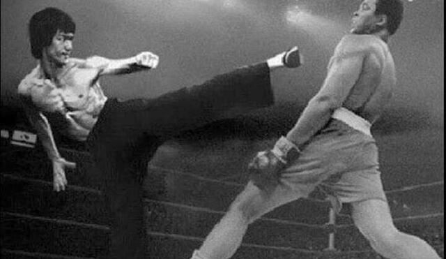 Bruce Lee llegó a admitir que no sería rival para Muhammad Ali.