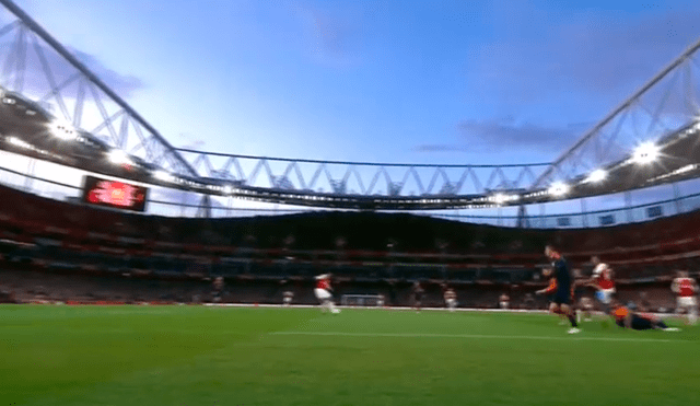 Arsenal vs Valencia: contragolpe y Alexandre Lacazette define a placer el 1-1 [VIDEO]