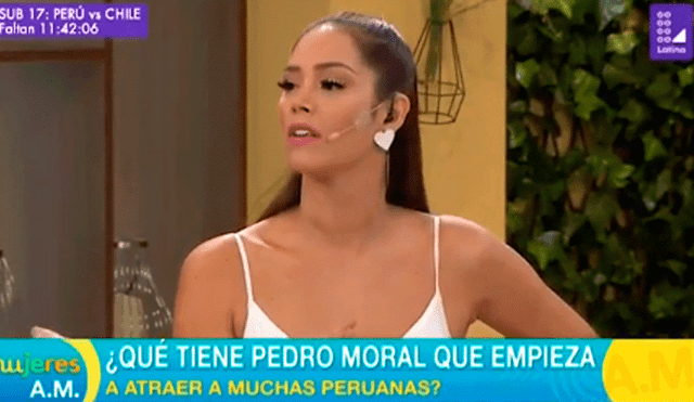 Magdyel Ugaz sorprendida tras incómoda pregunta sobre su ex Pedro Moral