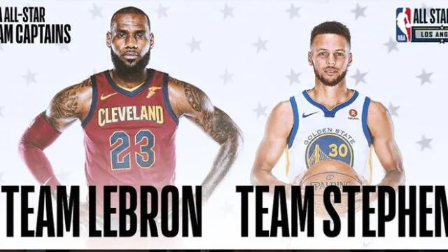 NBA All Star 2018: LeBron James y Stephen Curry definieron sus equipos