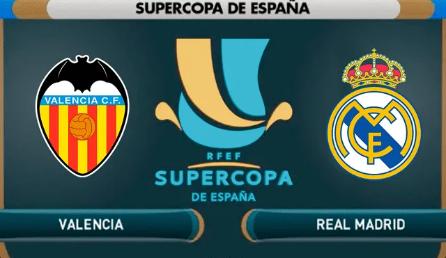 Sigue aquí EN VIVO y EN DIRECTO la semifinal de ida entre el Real Madrid vs. Valencia por la Supercopa de España 2020.