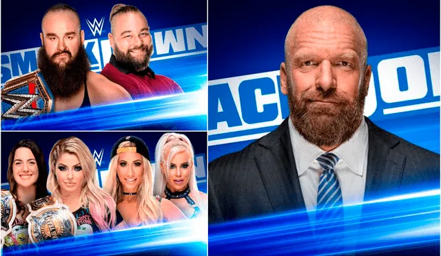 Sigue aquí EN VIVO ONLINE SmackDown Live con la presencia de Triple H por sus 25 años en la compañía. | Foto: WWE