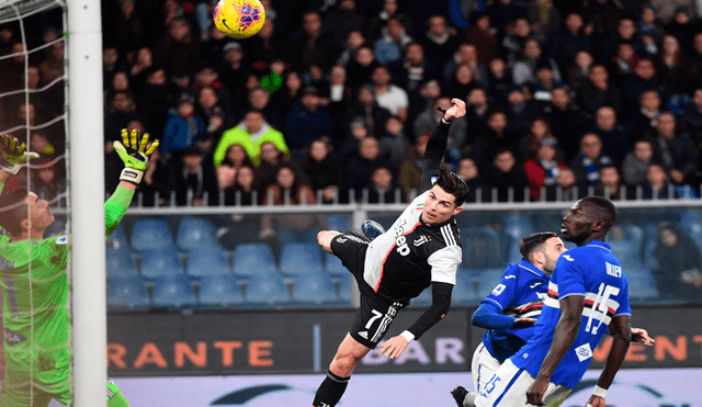 Juventus superó a Sampdoria por 2-1 en partido de la Serie A.
