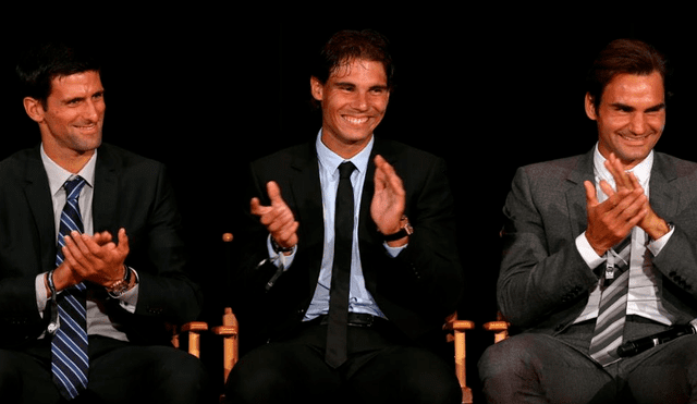 Rafael Nadal, Roger Federer y Novak Djokovic tiene cercana amistad.