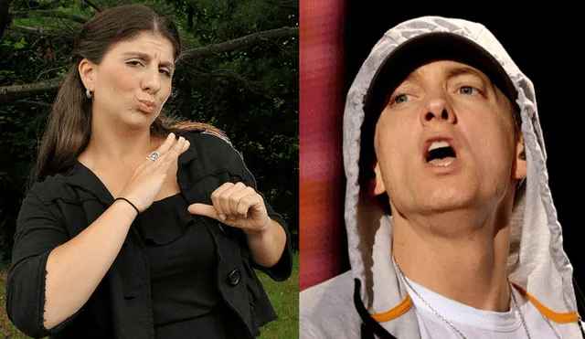 Desliza a la izquierda para conocer a la mujer que opacó a Eminem. Foto: Captura.