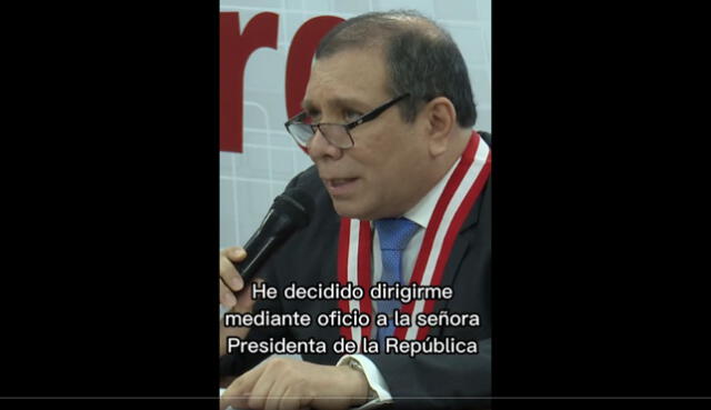 Titular de PJ pide que Fuerzas Armadas resguarden locales judiciales. Video: Poder Judicial del Perú