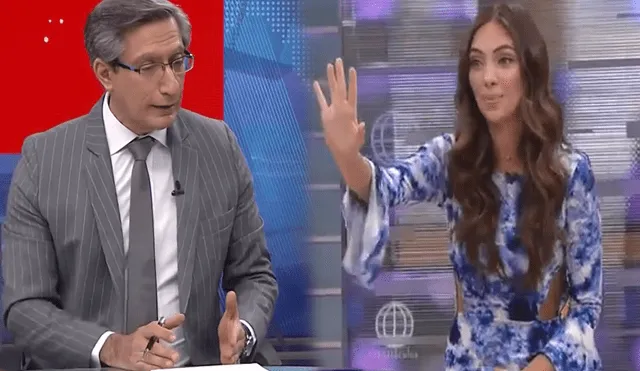 Federico Salazar piropea a Natalie Vértiz durante programa en vivo [VIDEO]