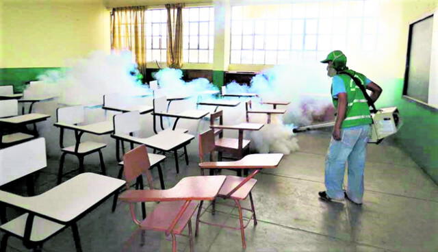 Reportan 43 casos de dengue en colegios de Talara