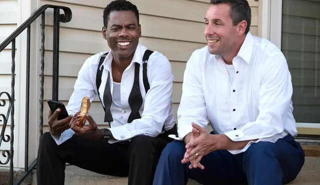 Adam Sandler y Chris Rock comparten escena en esta película de comedia. (Foto: Internet)