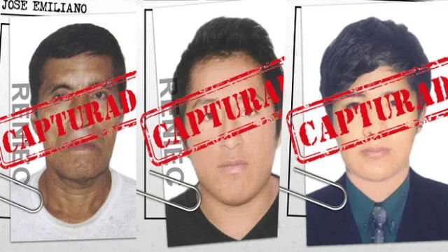 PNP capturó a tres requisitoriados por violación sexual a menores de edad 