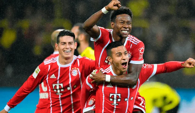 Bayern Múnich derrotó 3-1 a Borussia Dortmund y se mantiene en lo más alto de la Bundesliga [VIDEO]