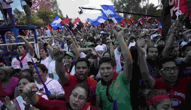 Nicaragua: Sandinistas se manifiestan en defensa del régimen de Ortega